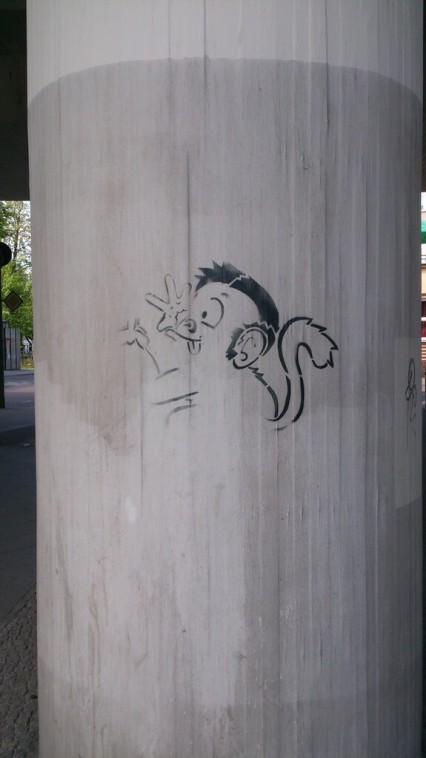 Street Art Berlin Affen