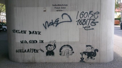 Street Art Berlin Affen